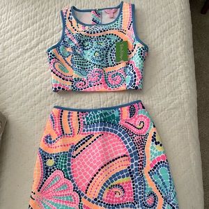 New with tags Lilly Pulitzer two piece scuba dress.